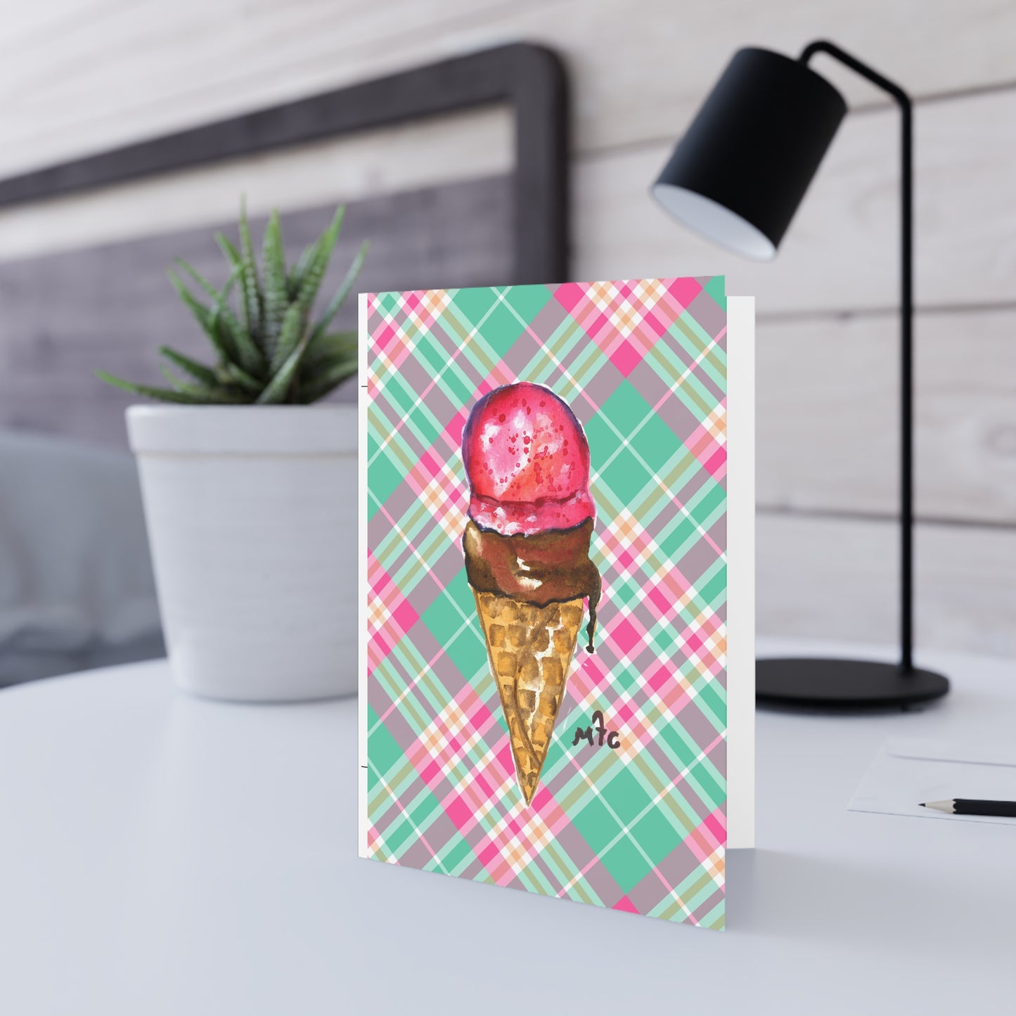 Good To The Last Drip Ice Cream Lovers Ice Cream Cone Greeting Card - Ice Cream Greeting Cards | Sweet Summer Notes, Birthday Wishes, Thank You Cards, Winter Celebrations, Fun Invitations