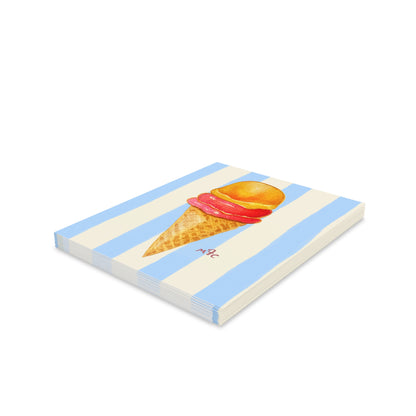 Ice Cream Cone Greeting Cards — Blank Note Cards (8/16/24)